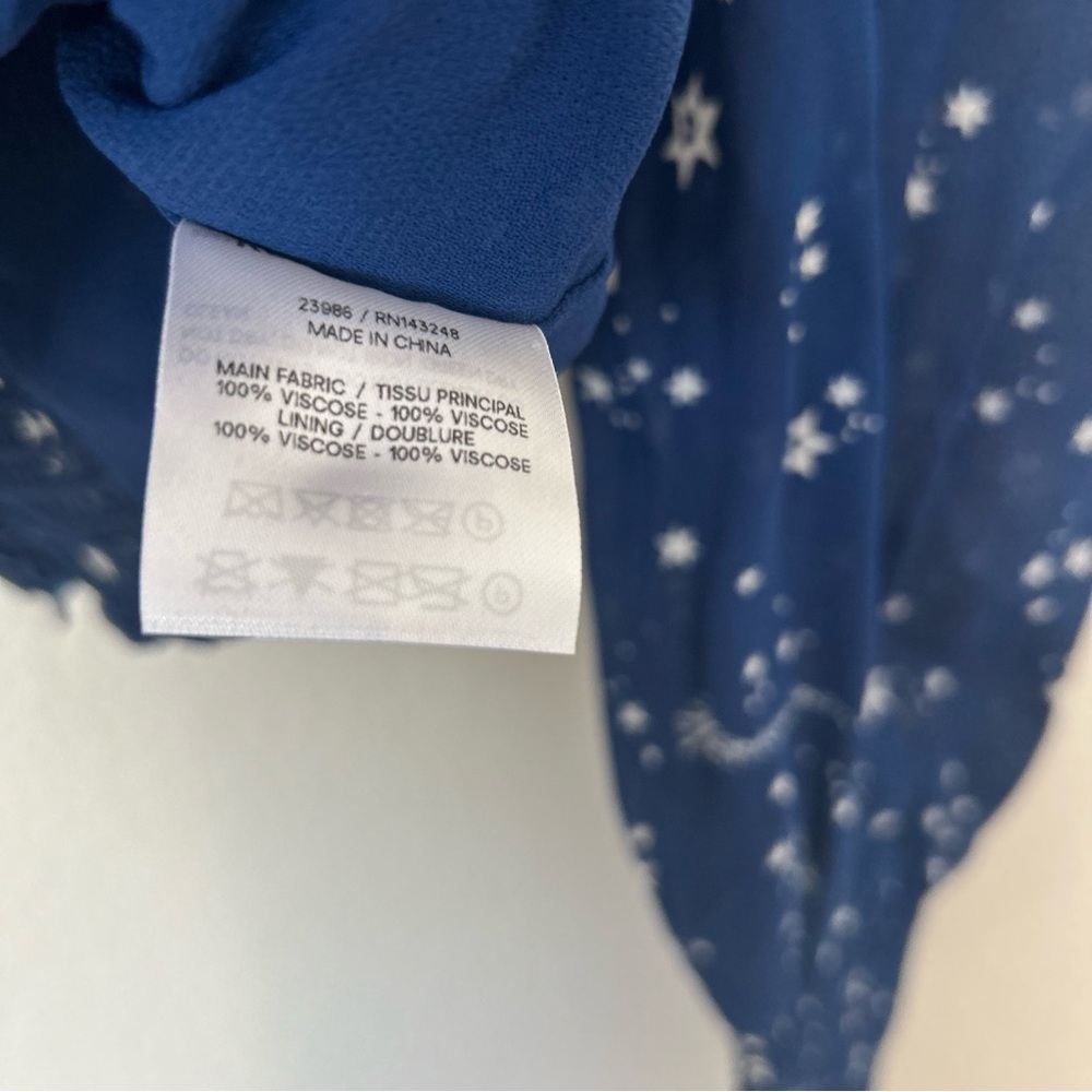 Reformation Michel Top in Starry Blue Night - Picture 5 of 7